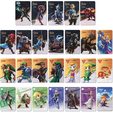 mini nfc tag cards botw which is which|I modified the amiibo guide to better show which NFC cards.